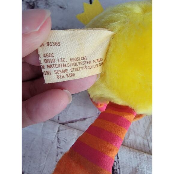 Vintage Big Bird Applause 7in Plush Doll Sesame Street Stuffed Animal Toy - Picture 6 of 7
